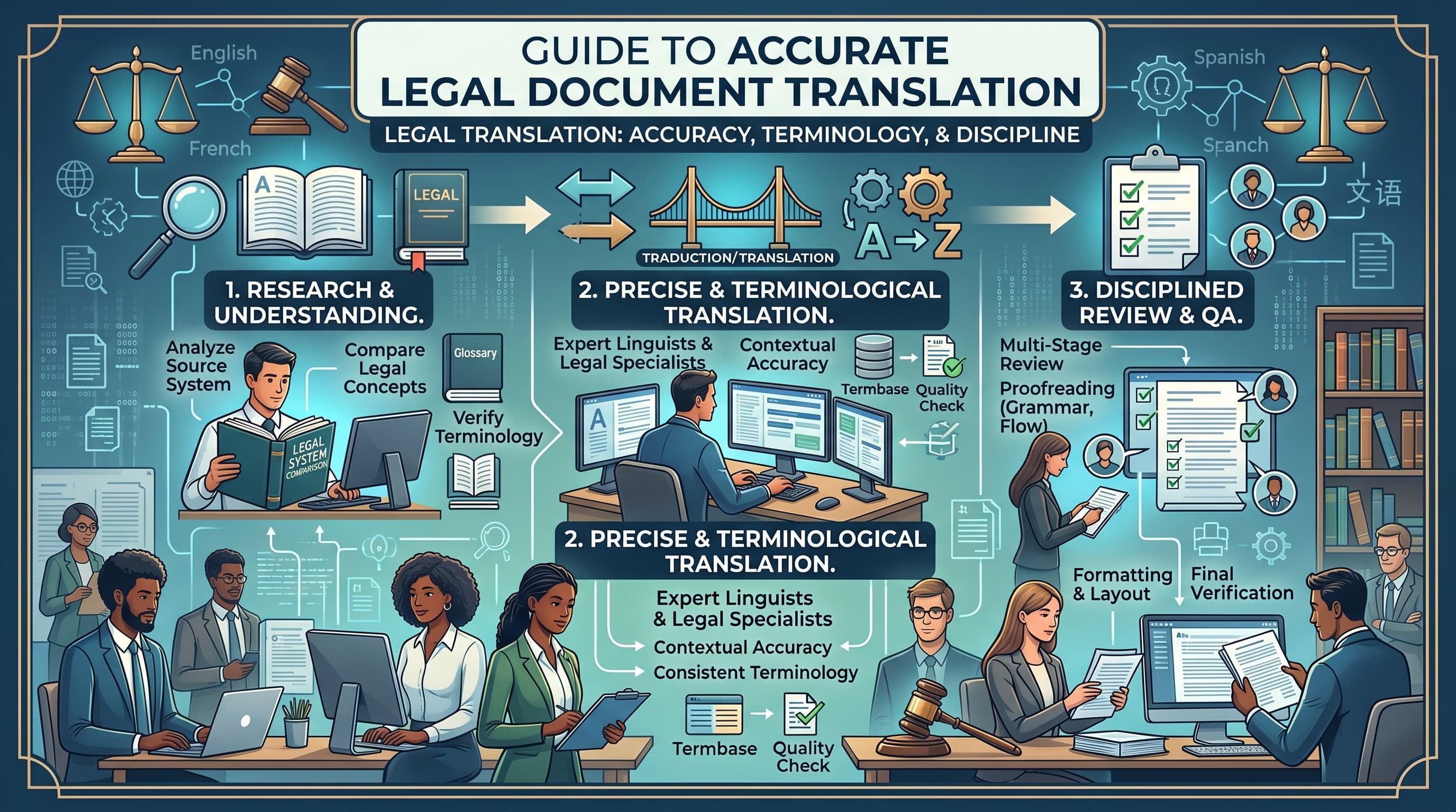 How to translate legal documents correctly guide cover image